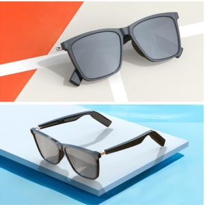 China New Bluetooth 5.0 Sunglasses Outdoor Smart Bluetooth Glasses Wireless Sport Headset With Microphone Anti Blue Sunglasses factory