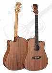 41inch Popular Whole Sapele vintage acoustic guitar/western guitar steel string