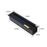 Steel Led Electric Fireplace for Freestanding Installation in Indoor/Living Room
