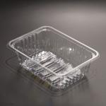Clear Disposable Plastic PET Food Tray For Fresh Fruit Vegetable