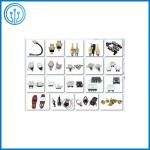 6.3mm Vertical Mount KSD301 Ceramic Bimetal Thermostat 10A 250V 92C For G18 Pipe
