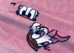 310GSM 100% Polyester Double Velvet Fabric Cartoon Duck Good Wearability