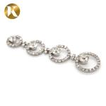 Popular Woman Shoes Decoration Accessories Round Shaped Chain Buckle