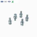 Factory Customized Carbon Steel Phillips Hexagon Slotted Screws With Flat