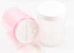 Large Size 300ml Hair Mask Clear Plastic Jars Double Wall Cylinder Shape