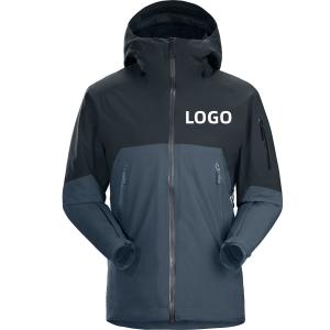 China 2023 Wholesale Custom embroidery logo waterproof Zipper softshell Jacket Polyester coats Windbreaker jacket for men factory