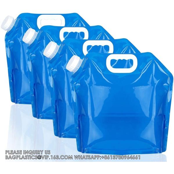 3L5L Spout Plastic Container Bag For Liquid Drink Juice Beer Pouch Package