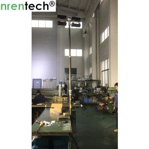 China 3.5m pneumatic telescopic mast inside wires for mobile light tower, fire truck lighting factory