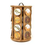 Natural bamboo material coffee pod holder coffee capsule holder for wholesale