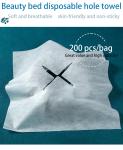 Massage Non-Woven Disposable Towel With Headrest Disposable Beauty Salon Cave