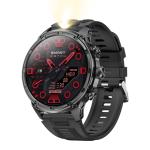 V99 Heart Rate Outdoor Smart Watch 1.85" Round Screen Sports Flashlight