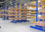 Durable Q235B Cold Steel Cantilever Storage Racks / Metal Storage Shelf