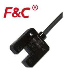 China 12V 10mm Sensing Infrared Slotted Optical Sensor NPN 4 Wire Photoelectric Switch factory