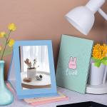Foldable Heart Shaped Makeup Travel Vanity Mirror Paper Bag Packing for Easy