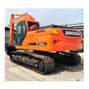 China 22 Ton Used Doosan DX225 Excavator in South Korea with and Moving Type Crawler Chain factory