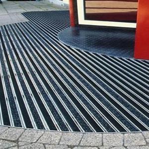 China 20 mm Depth Commercial Aluminium Entrance Mat Rubber Entrance Floor Mats on sale