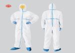 High quality disposable hooded protective coveralls,disposable microporous