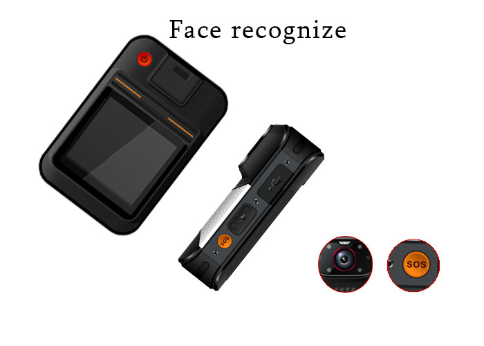 EDGE HSPA WCDMA B1 4G Body Camera 2500mAh Video Live Streaming Camera