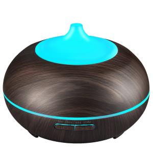 China Whisper - Quiet 300ml Wood Grain Ultrasonic Cool Mist Humidifier factory