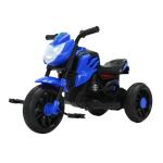 Gender-Neutral Blue Kids Ride On Three Wheel Motorcycle with Pedal and Best
