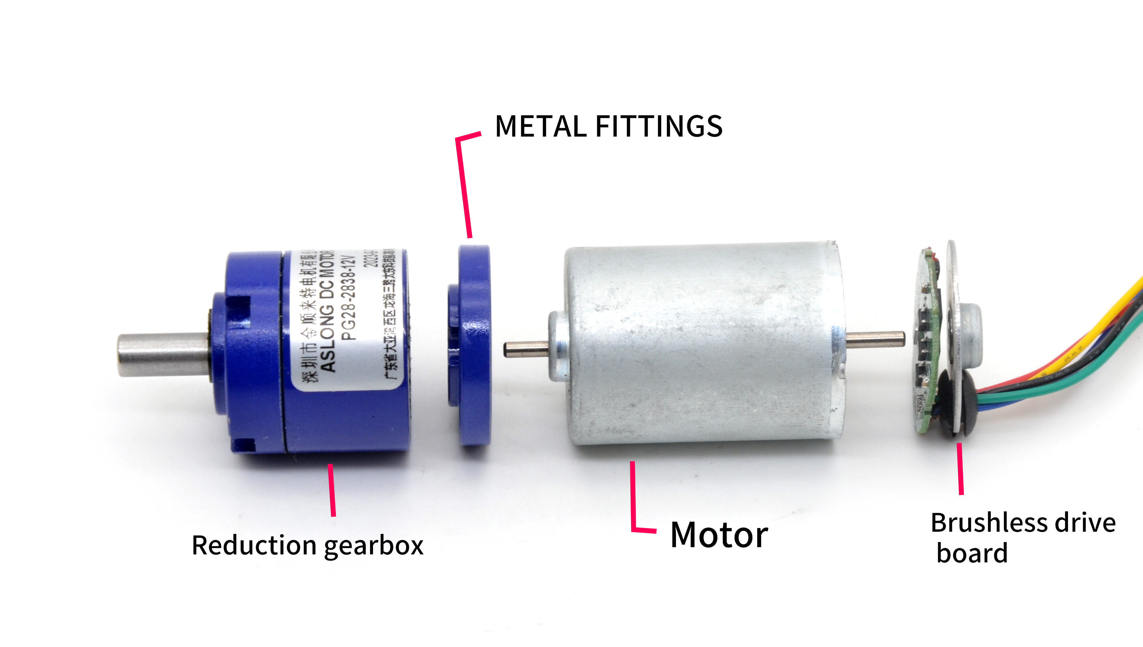 Planetary Brushless Dc Geared Motor Pg28-2838 12v Dc Brushless Small Planetary Gear Dc Motor