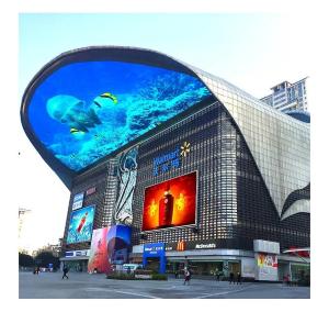China P10 P15 P25 P31 P50 Outdoor Transparent Led Screen Display Panel factory