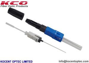 China FTTH FTTA Field Assembly Connector , SOC Splice On Fiber Quick Connector Pass 3D factory