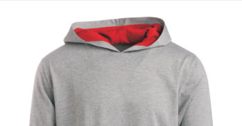 Grey Plain Woven Polyester95% Spandex5% Long Sleeve Hooded Shirts