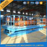 CE 5T Heavy Duty Warehouse Stationary Hydraulic Scissor Lift 5M Max Lifting