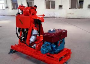 China Rock Core Soil Sample Drill Rig 100 Meter Red Color factory