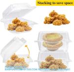 Clear Plastic Take Out Containers,Disposable Clamshell Dessert Container With