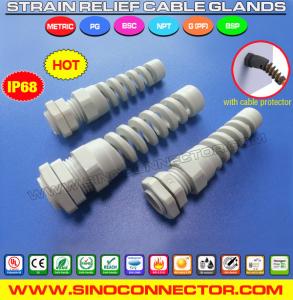China Bend-Protecting IP68 Cable Glands, Flex-Protecting Nylon NPT Insulating Cable Glands for Flexible Cables factory