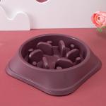 Wholesale High Quality Anti Choking Slow Feeder Dog Bowl Pet Slow Food Bowl For