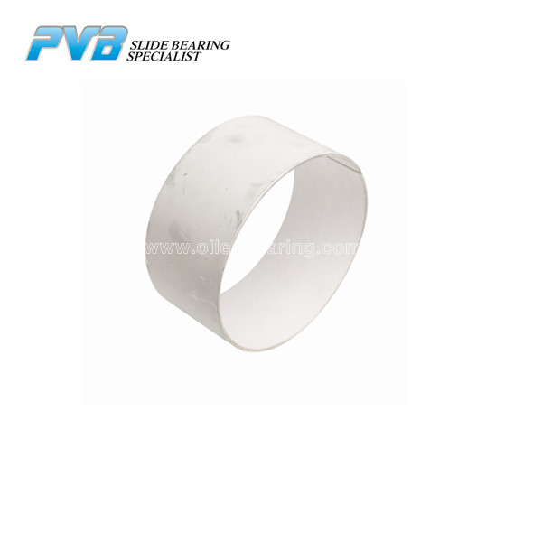China White PTFE Lined Bushing Steel Back Composite Plain Bushing factory