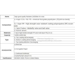 china palm oil storage flexi tank/flexitank/flexibag container 20ft,24000L bulk