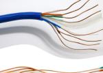 Single Ethernet LAN Cable For Network Outside Cat6 4pr 23Awg 0.56mm Utp Bare
