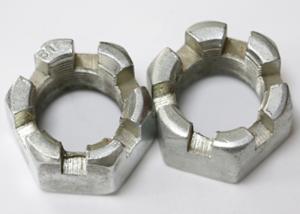 China Hexagon Slotted Metric Castle Nuts , Hardware Fasteners Heavy Hex Jam Nut factory