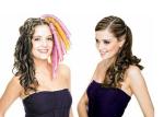 Colorful Curly Hair PET Expandable Braided Sleeving For Beautification