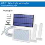 1000 Lumens Wall Mounted Solar Light 5500mAh Battery LED Outdoor Lighting