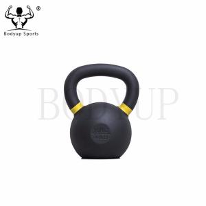 China Black Gym Fitness Iron Kettlebells Metal KettleBell Weights 20lbs factory