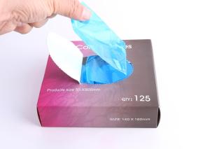 China Plastic Tattoo Clip Cord Covers Sleeves Permanent Makeup Accessories 5*80cm 125pcs Blue Color factory