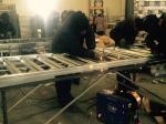 Customized Black Zinc Steel Metal Garrison Fence Panels Maintenance Free