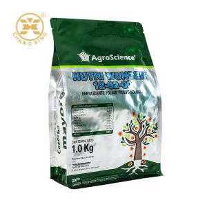 China 1KG 5KG OPP Fertilizer Packaging Bag Flat Bottom Bag Polypropylene Zip Lock Stand Up Pouch on sale