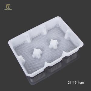 China Non Toxic Disposable 21*15*4cm Plastic Cookie Tray factory