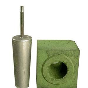 China High Blowing Rate Ladle Gas Permeable Brick , Corundum Brick Safe Reliable Operation factory