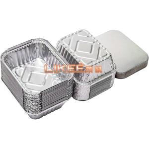 China 6a Catering Aluminium Foil Food Container Take Away Box With Lids factory