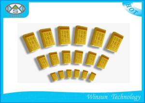 China Surface Mounted SMD Tantalum Capacitor Lead Free Tantalum Chip Capacitor Case D / E factory