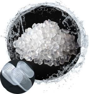 China ISO Certified TPE Granules Clear Base Color 7Q-30A Hardness Model GP200 factory