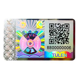 China Vinyl QR Code Hologram Tamper Evident Security Labels factory