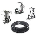 Plastic Coated Carbon Steel 7x19 PU/TPU/PVC/Nylon Coated Steel Wire Rope for